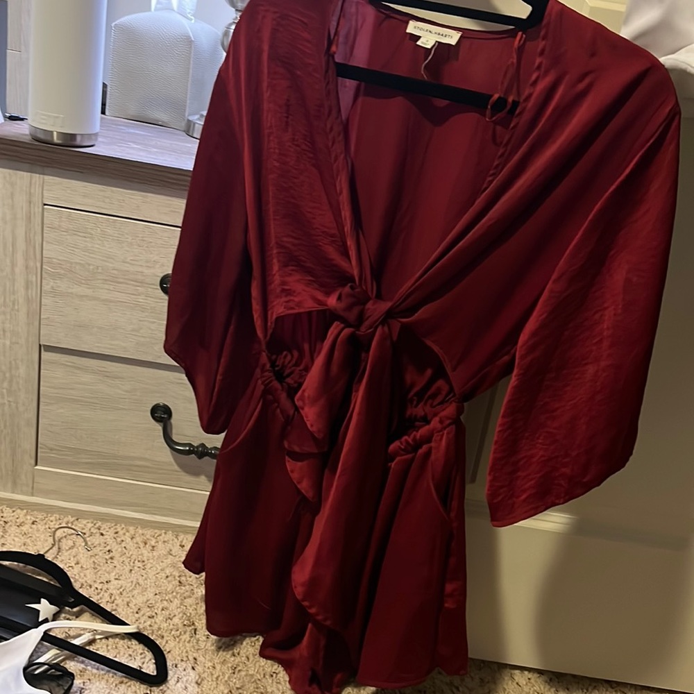 Red romper